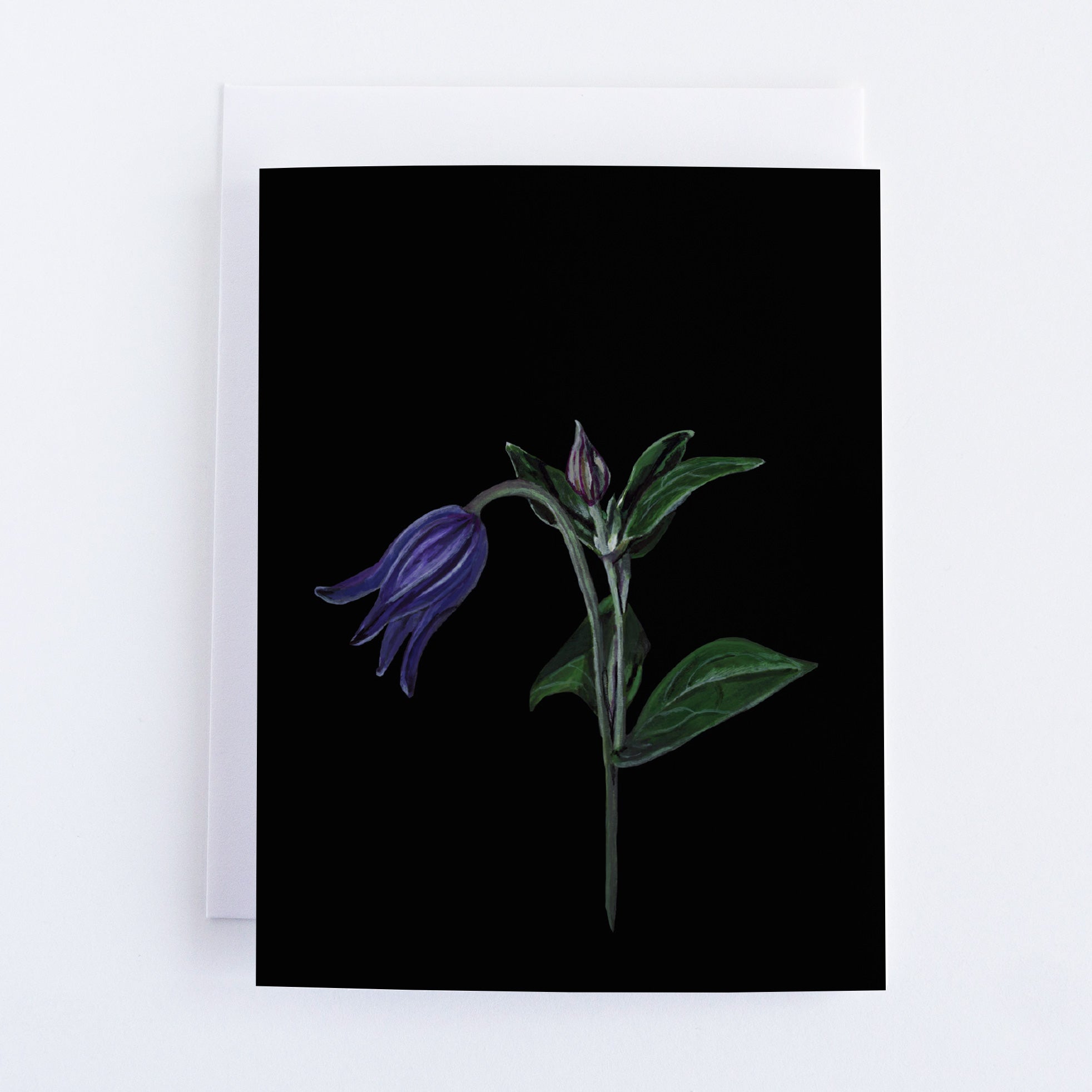 Clematis | Floral Greeting Card