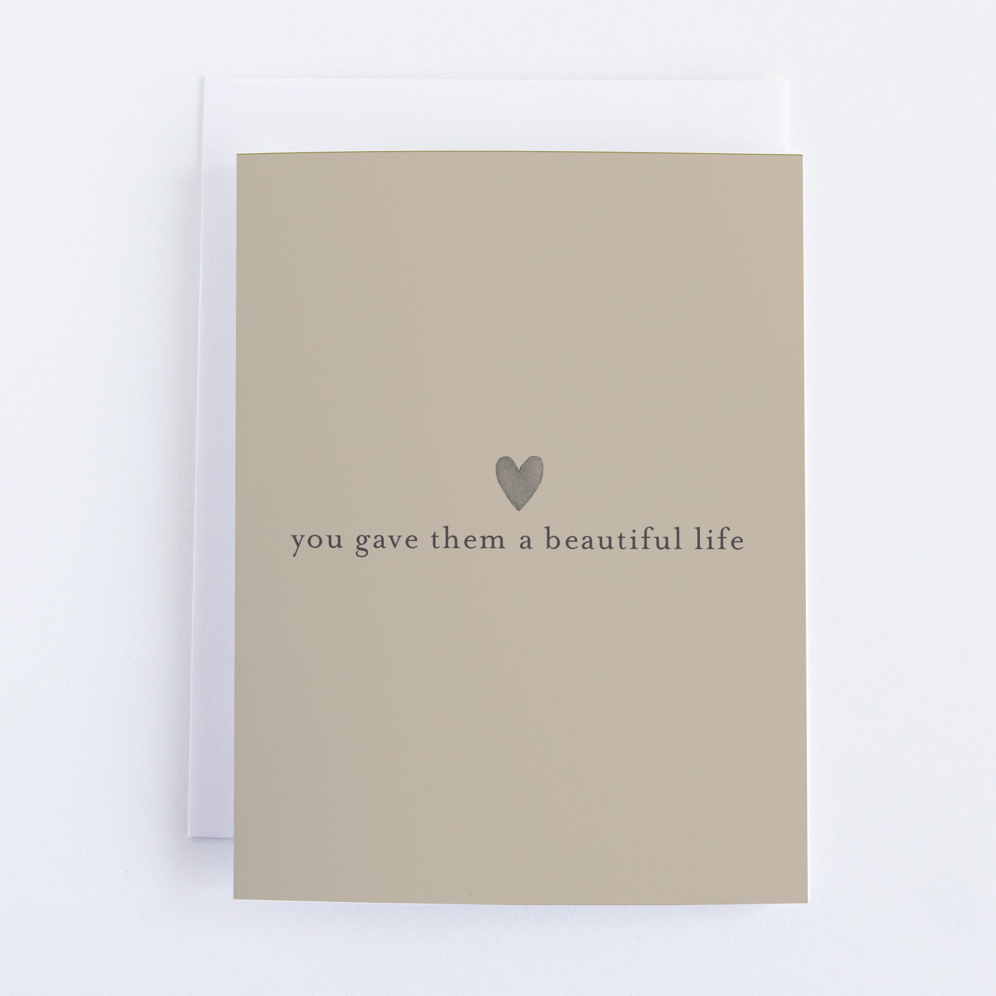 You Gave Them A Beautiful Life | Pet Sympathy Card