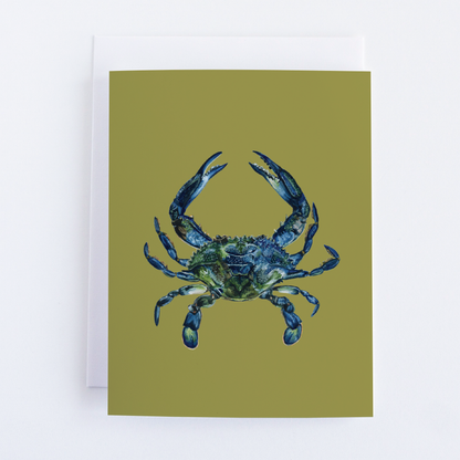 Blue Crab | Coastal Greeting Card