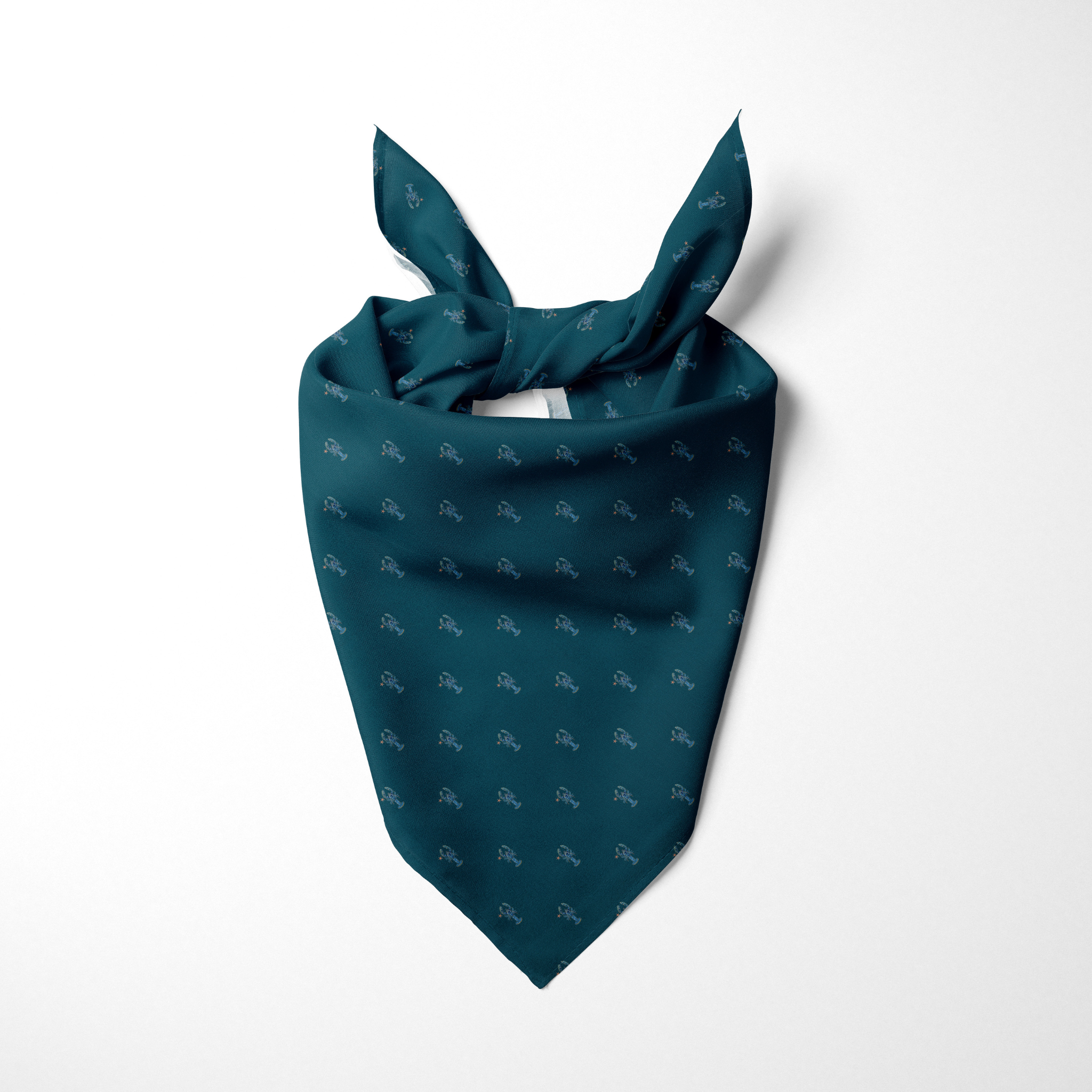 Blue Lobster Pet Bandana