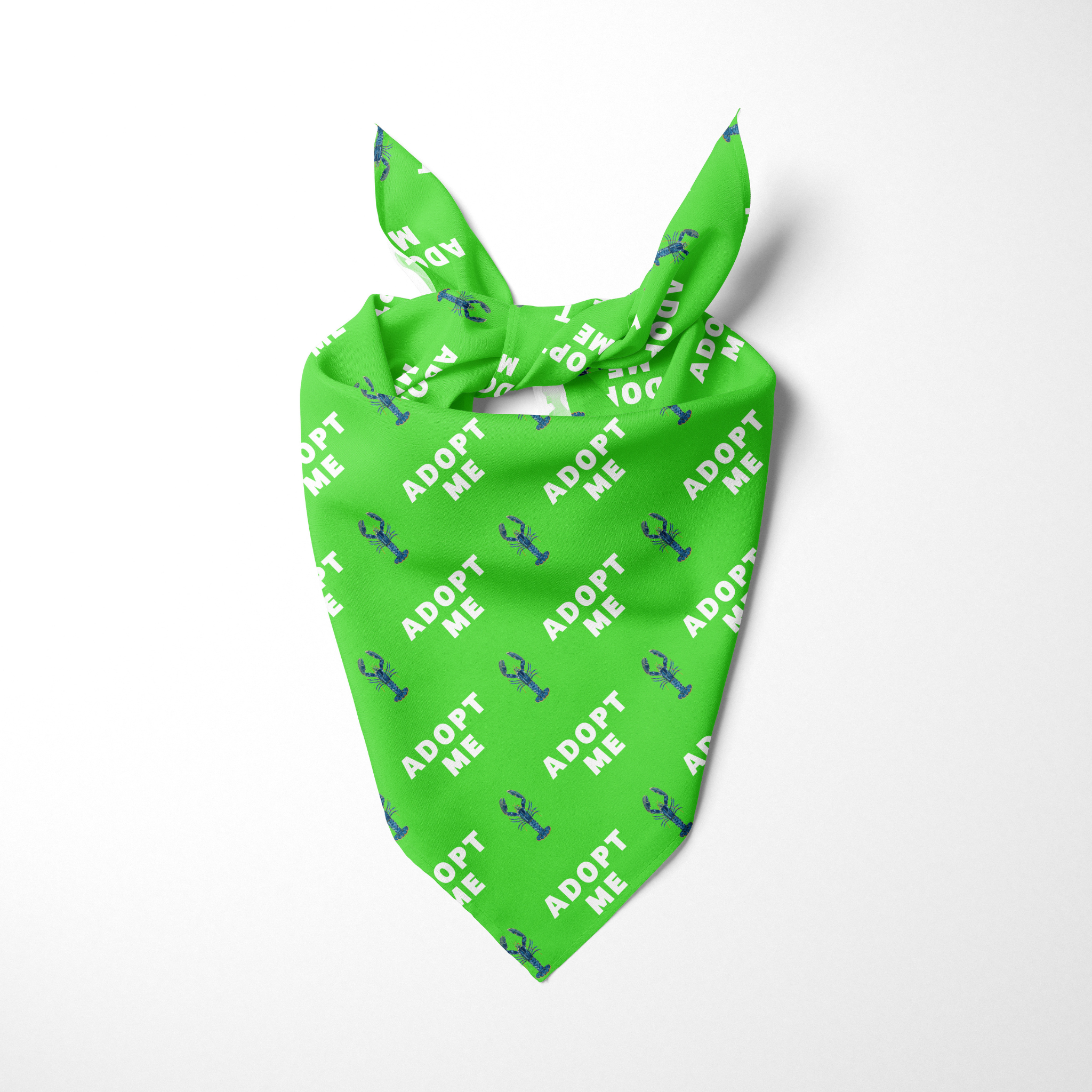 Green Adopt Me Dog Bandana