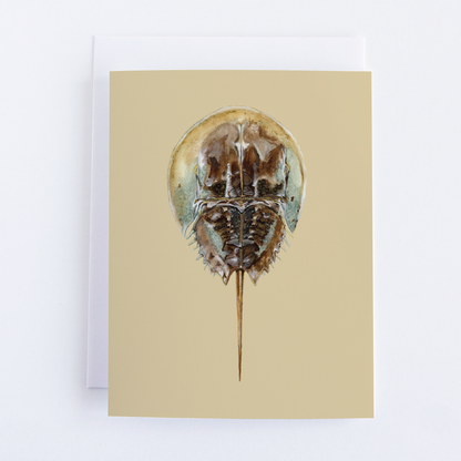 Horseshoe Crab | Coastal Greeting Card