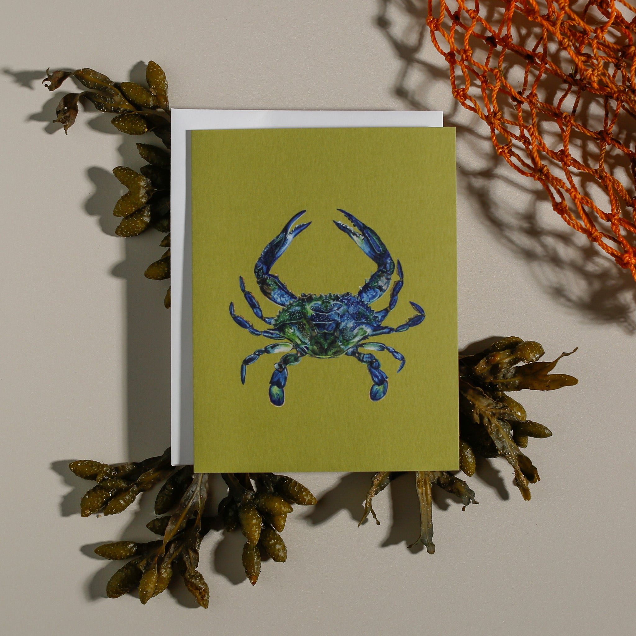 Blue Crab | Coastal Greeting Card