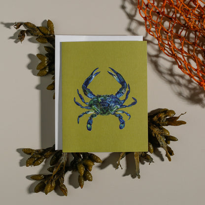 Blue Crab | Coastal Greeting Card