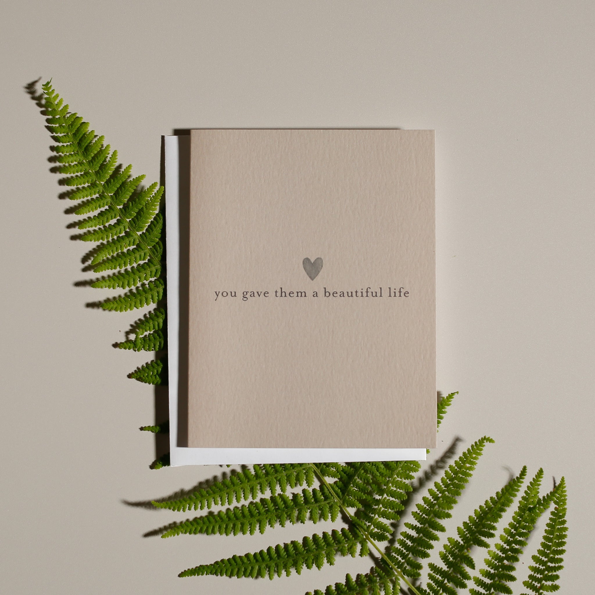 You Gave Them A Beautiful Life | Pet Sympathy Card